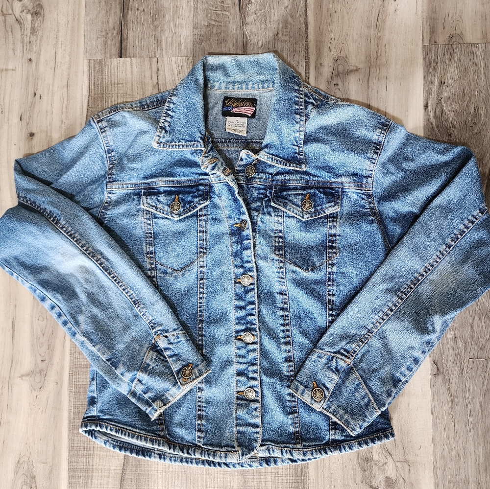 Denim Vintage Us Western Blue Women's Jacket - Picture 7 of 8